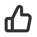 Thumbs Up SVG Icon